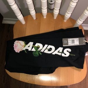 Adidas Rose Leggings Women Size S